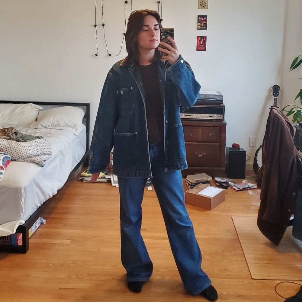 ralph lauren denim jacket (M)
